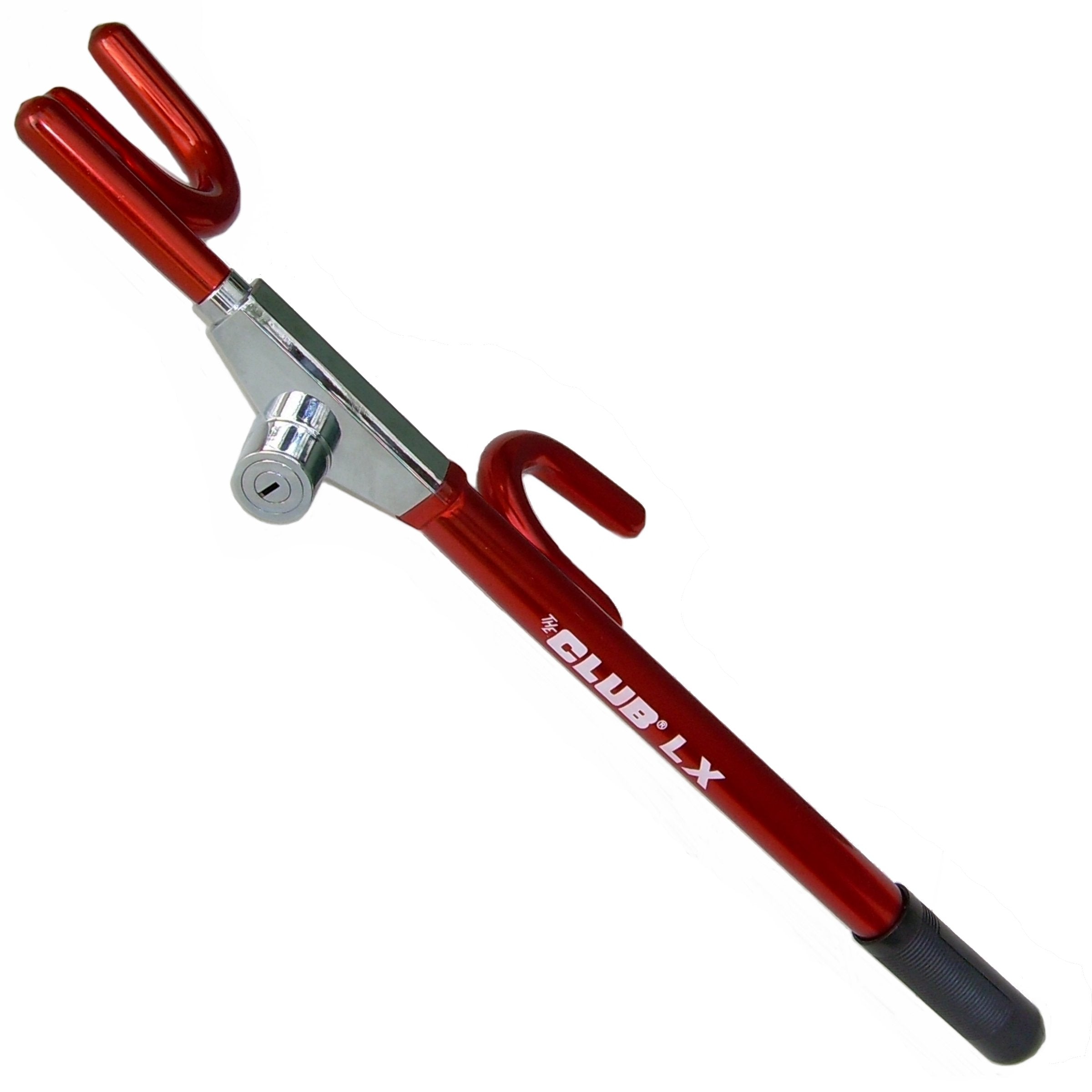 Winner International Club 1100 front view showing red lock and visible theft deterrent