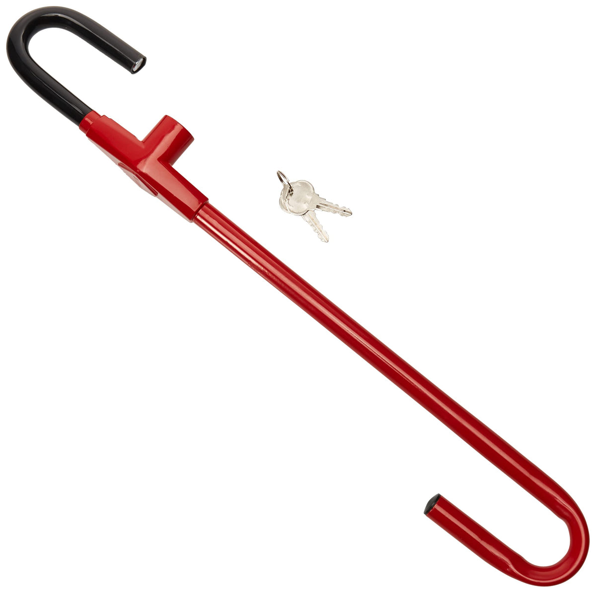 Winner International CL303 front view showing red finish and full length deterring theft