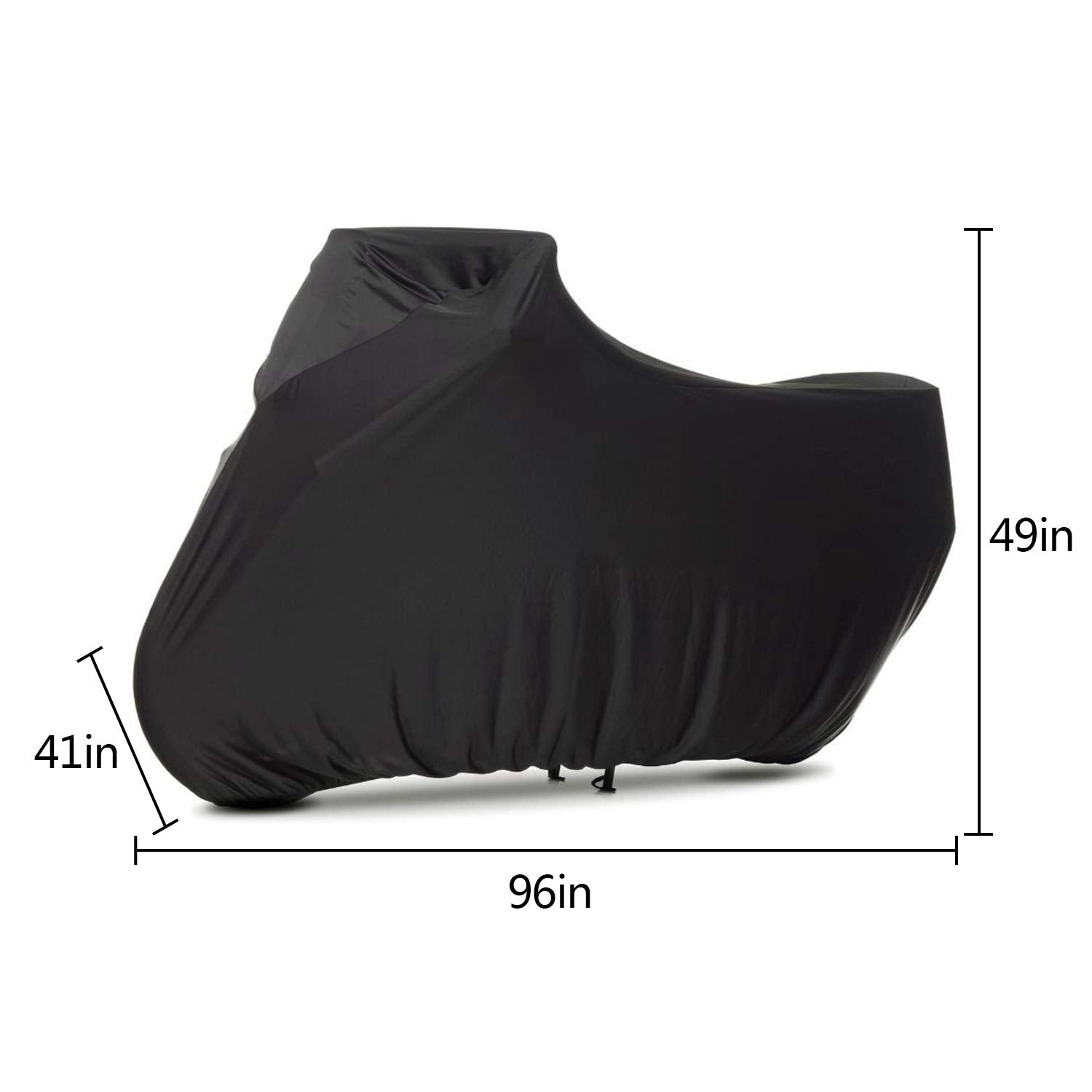 WinPower profile showing bike silhouette under cover emphasizes tidy appearance benefit