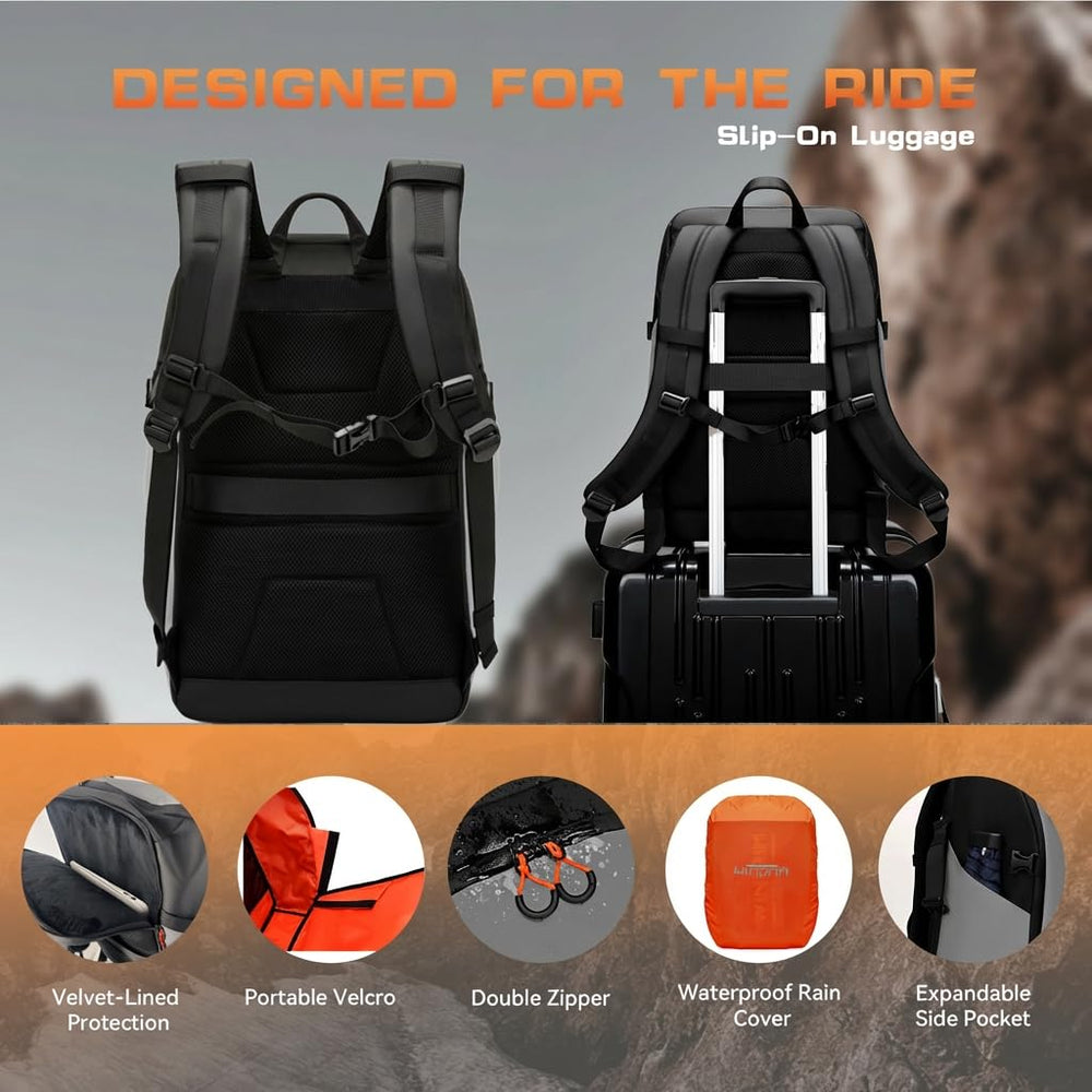 WINPRIM breathable back padding and ergonomic straps for comfortable rides