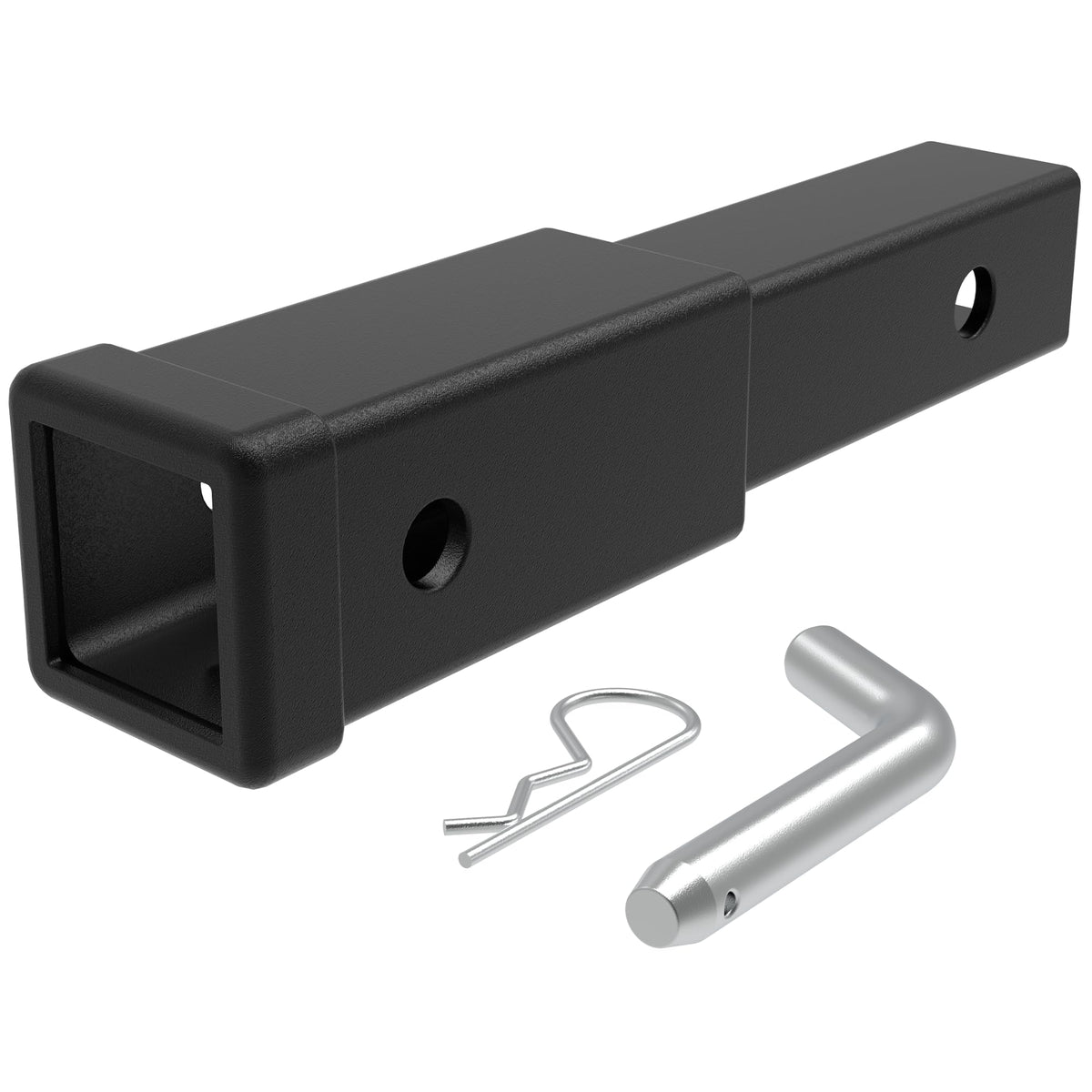 WINSBULL front view extender attached to vehicle showing clear added space