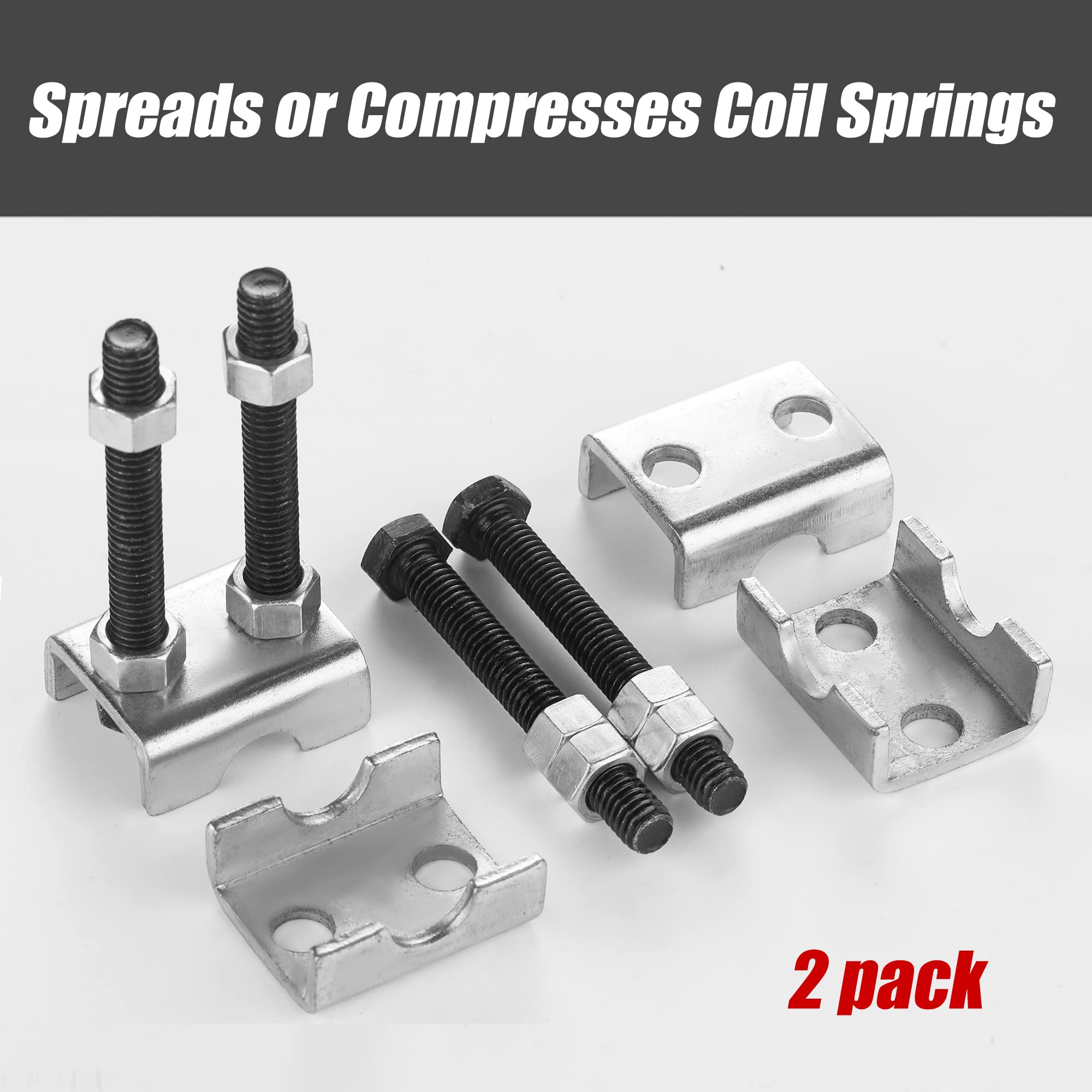 WINTOWIN spacer installed on coil spring demonstrating added clearance benefit