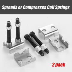 WINTOWIN spacer installed on coil spring demonstrating added clearance benefit