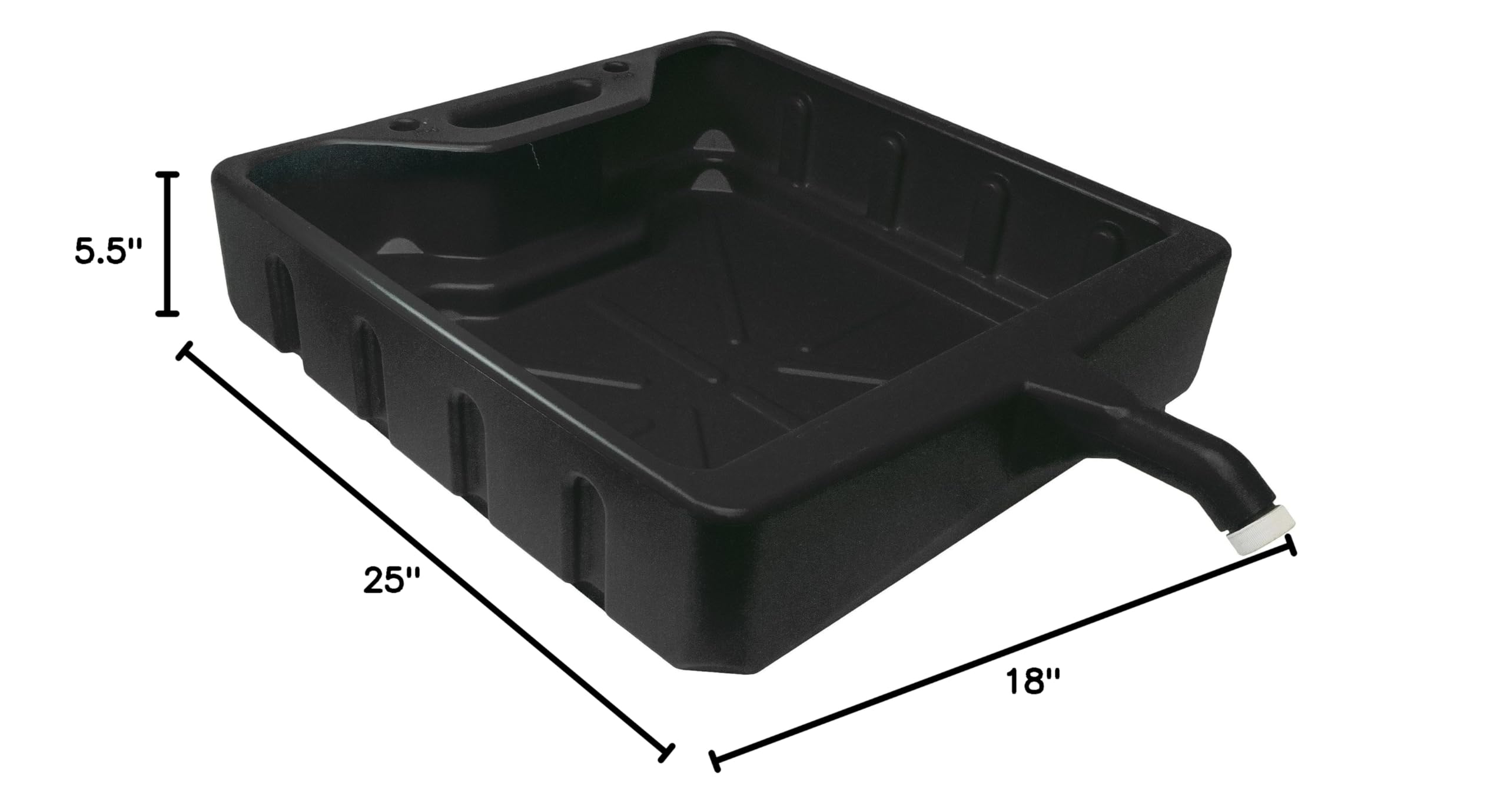 WirthCo Funnel King positioned under vehicle demonstrating low-profile convenience