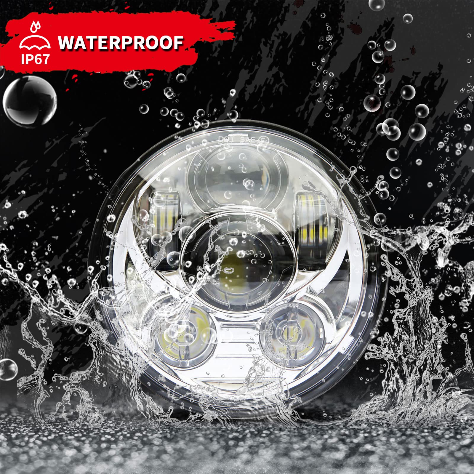 Wisamic side profile aluminum housing, durable construction for vibration resistance