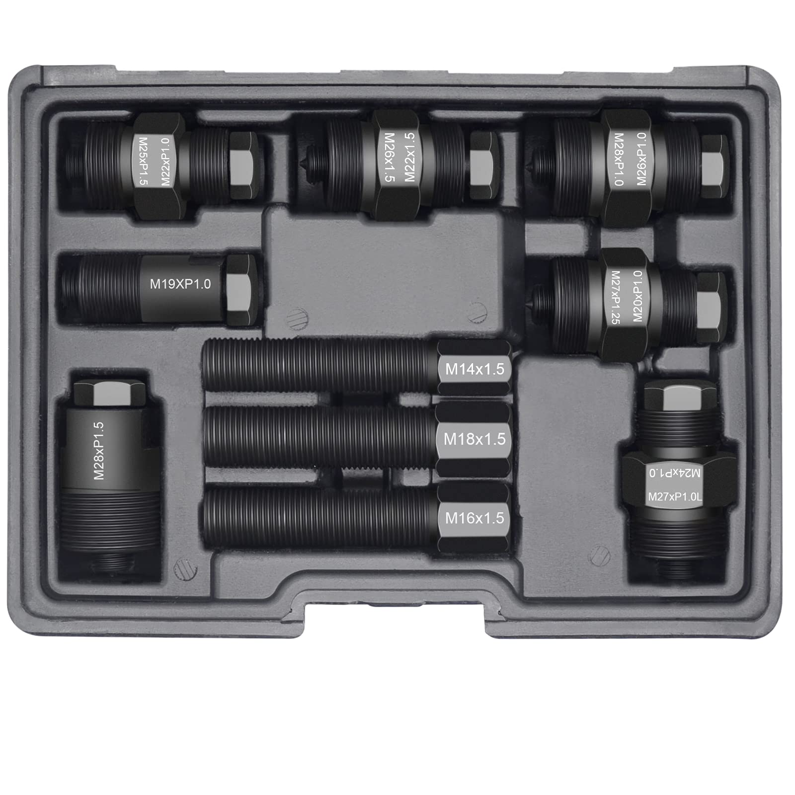 WISPAUSU front view of 10-piece puller kit showing sizes, quick selection benefit