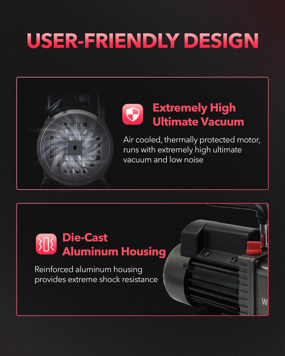 Wisscool aluminum housing detail illustrating heat dissipation and durability