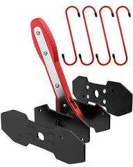 Witaxima front view of red caliper compressor showing ergonomic handle and ratchet benefit