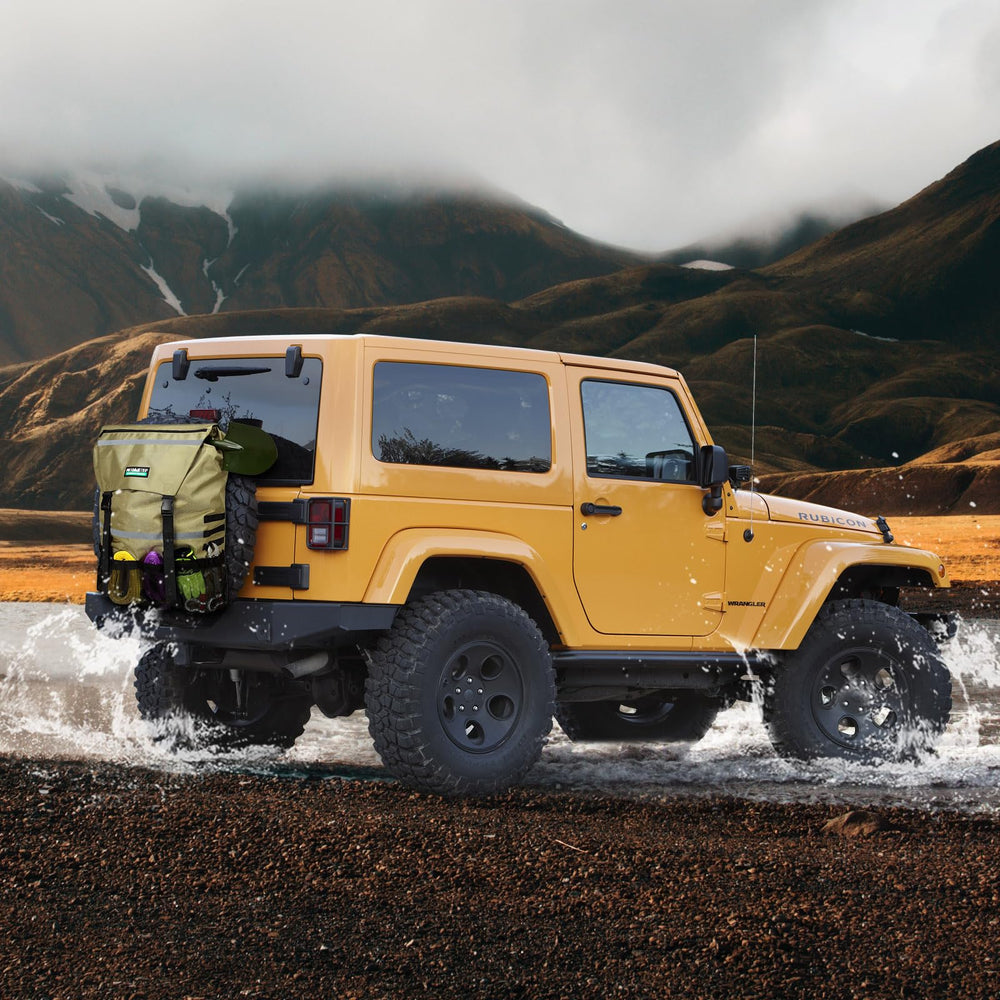 WITSTEP mounted on an offroad truck demonstrating organized storage on adventures