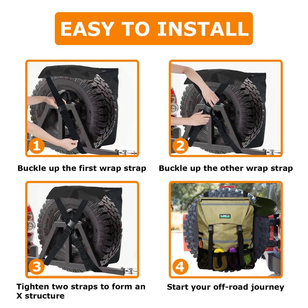 WITSTEP reflective strips and reinforced nylon covers improving visibility and durability