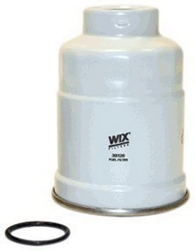 WIX 33128 front view showing housing and label, brand filtration protection