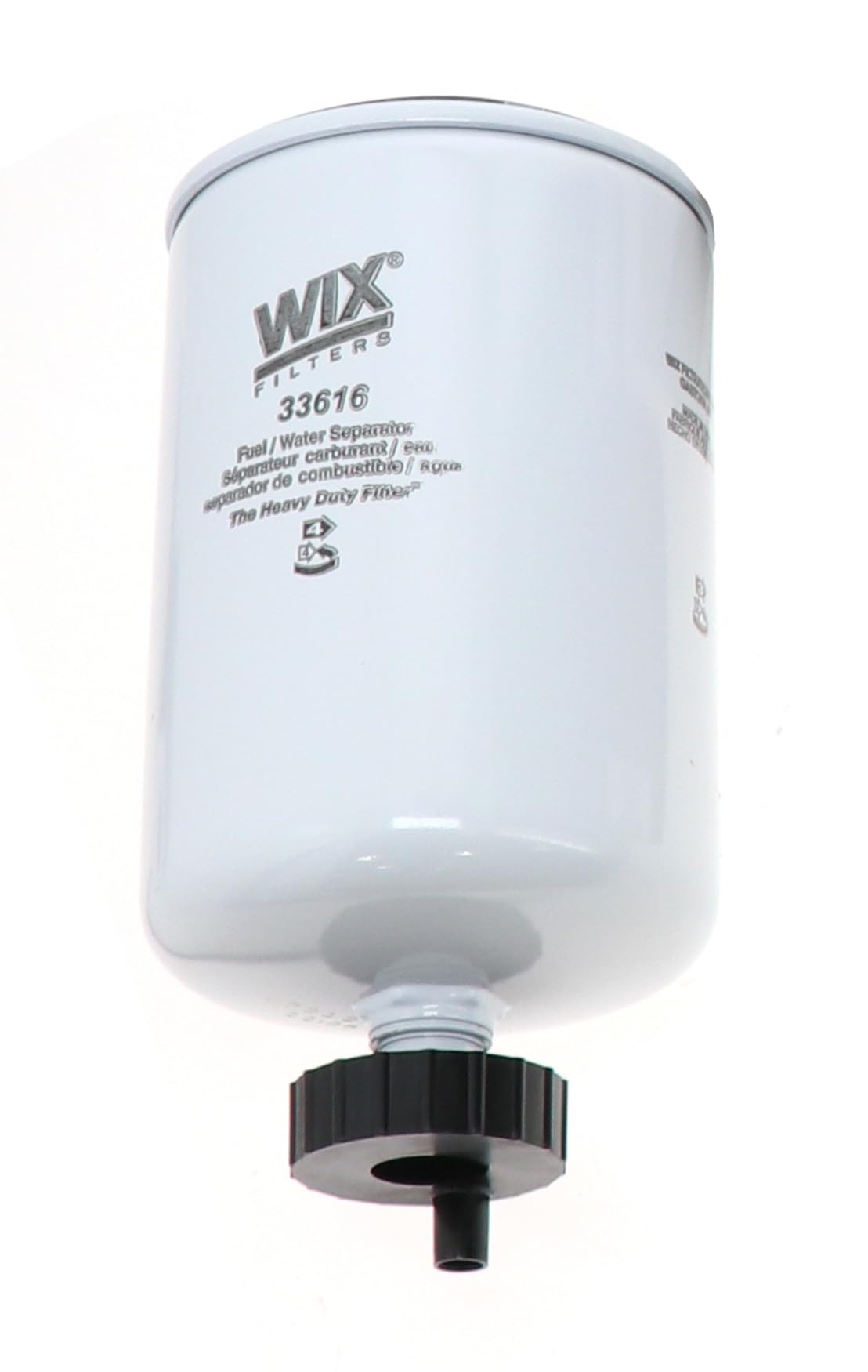 WIX 33616 front view showing robust housing and inlet for reliable protection