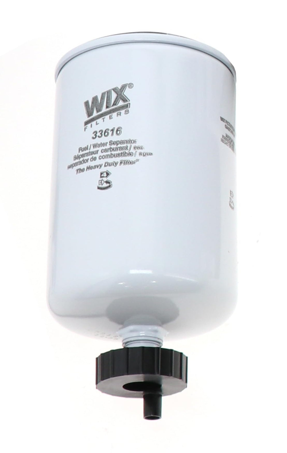 WIX 33616 front view showing robust housing and inlet for reliable protection