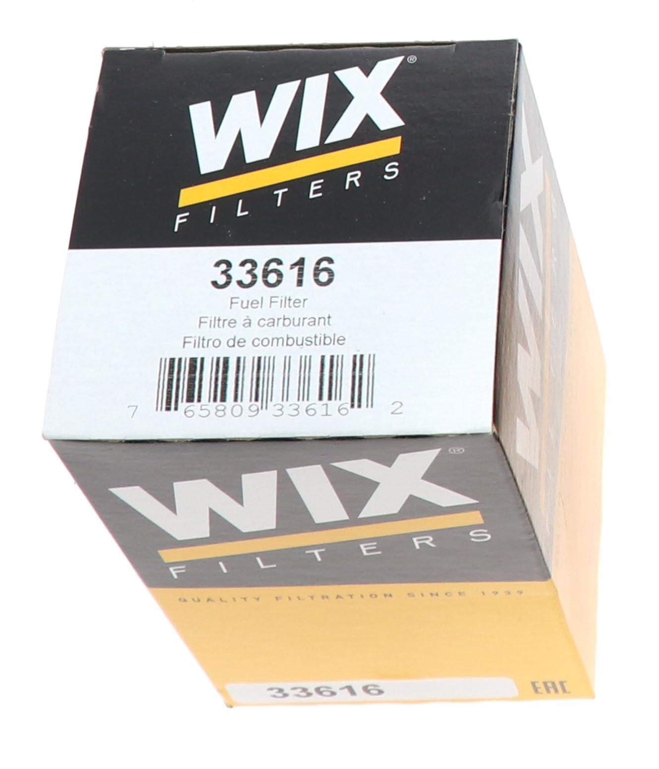 WIX 33616 packaging and label showing part number for correct ordering
