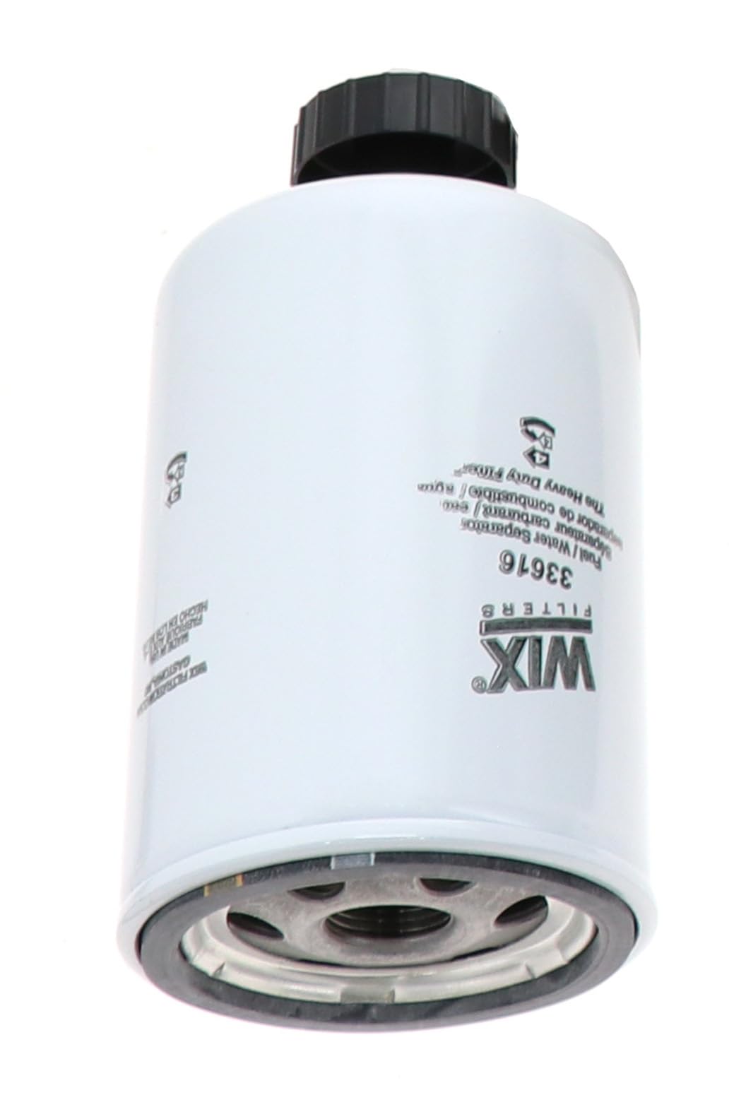 WIX 33616 next to ruler for scale showing compact size and compatibility
