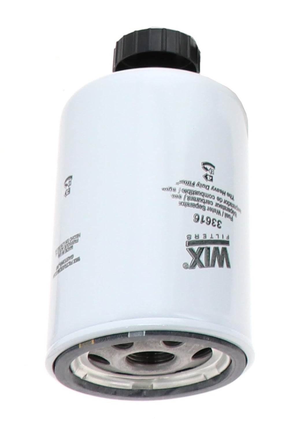 WIX 33616 next to ruler for scale showing compact size and compatibility