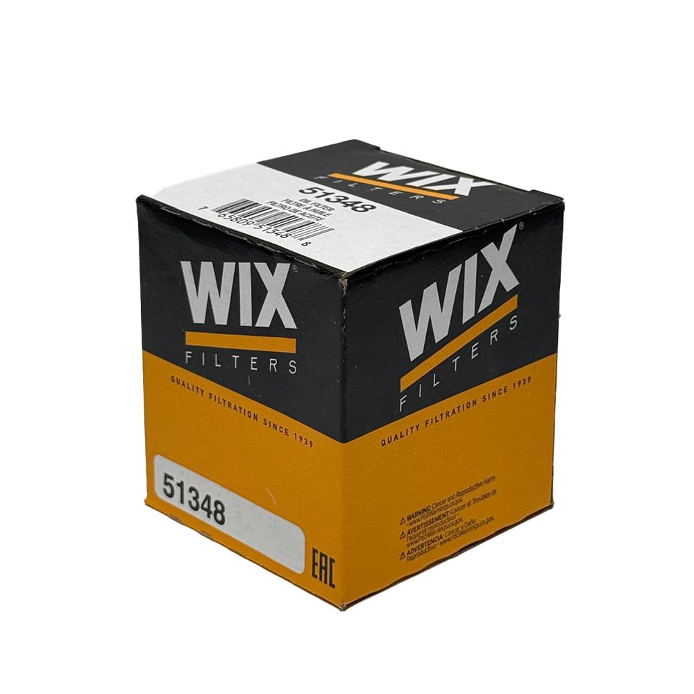 WIX 51348 filter close-up highlighting durable canister and build quality