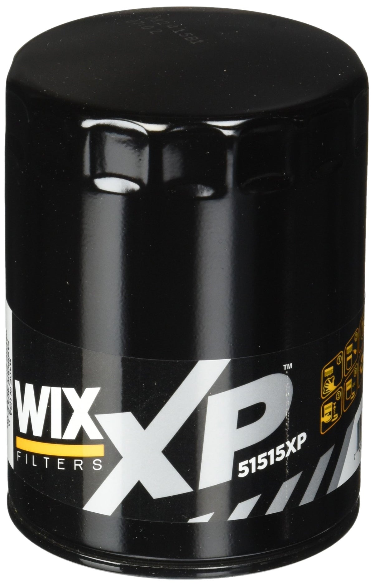 Wix 51515XP front view showing label and durable design for better engine protection