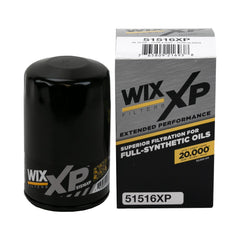 Wix 51516XP front view showing label and threaded base for reliable fit
