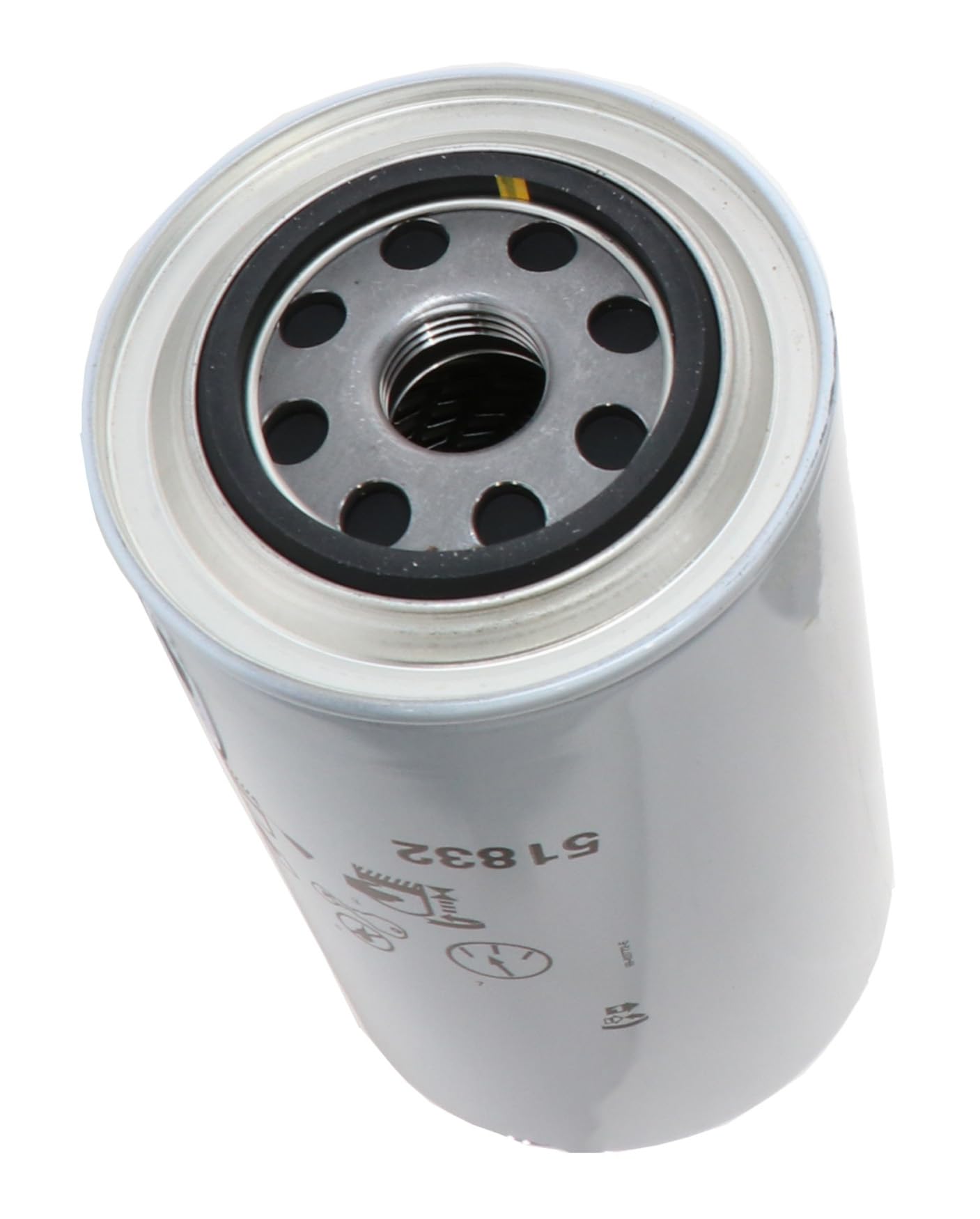 WIX 51832 inner center tube detail illustrating media support and longevity benefit