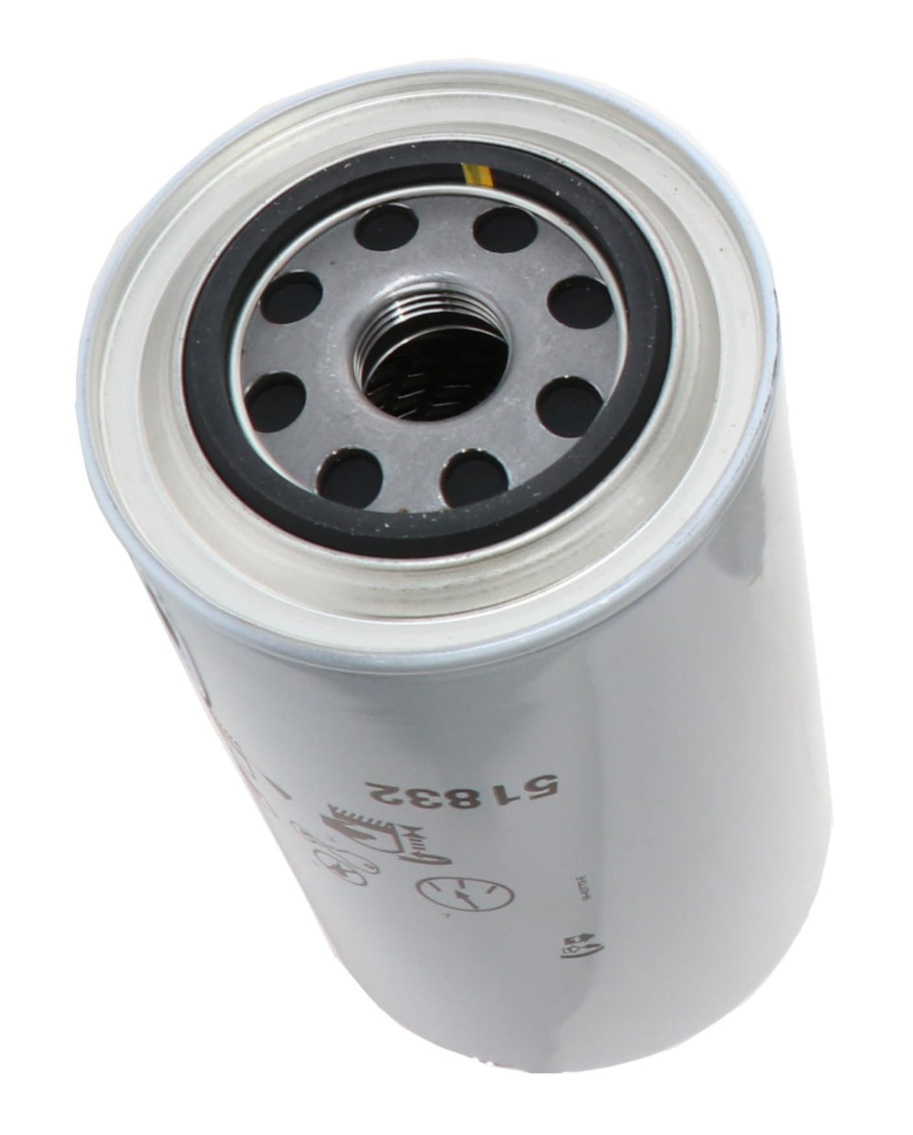 WIX 51832 inner center tube detail illustrating media support and longevity benefit