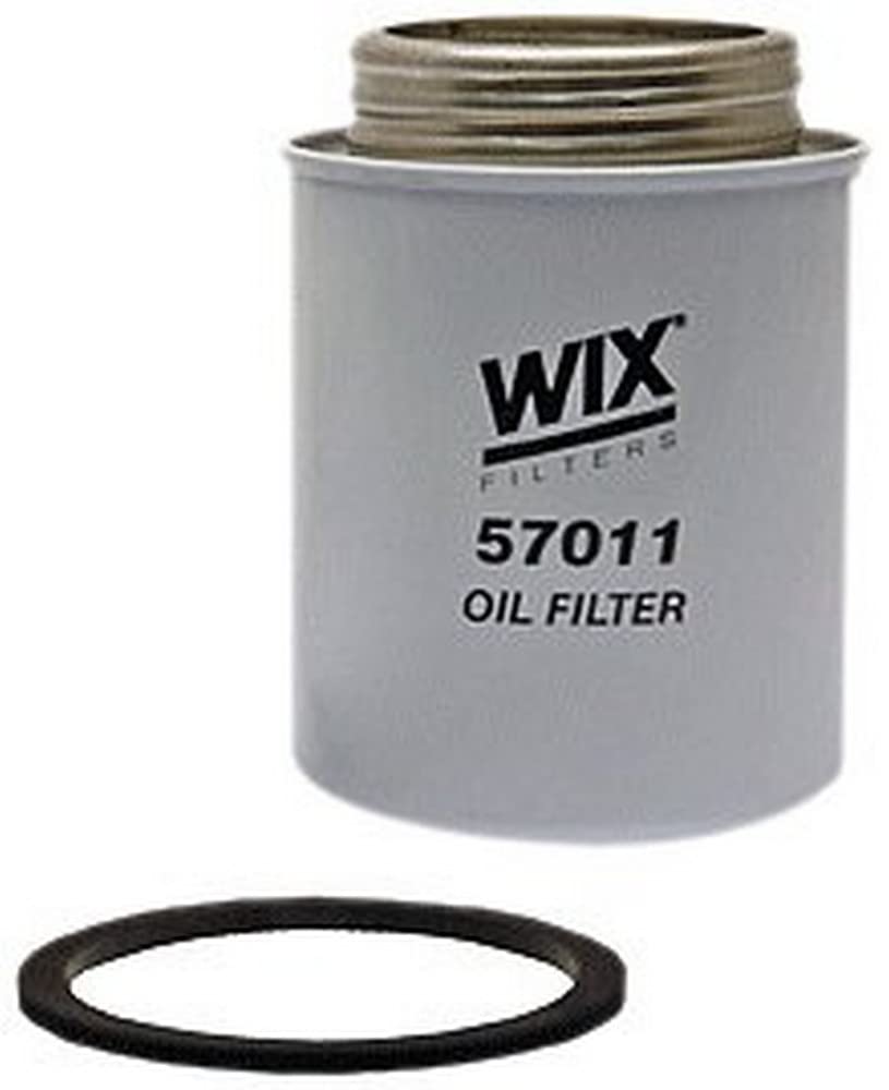Wix 57011 front view showing label and threading, highlighting reliable fit and protection