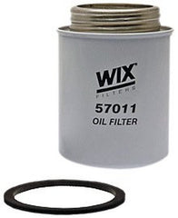 Wix 57011 front view showing label and threading, highlighting reliable fit and protection