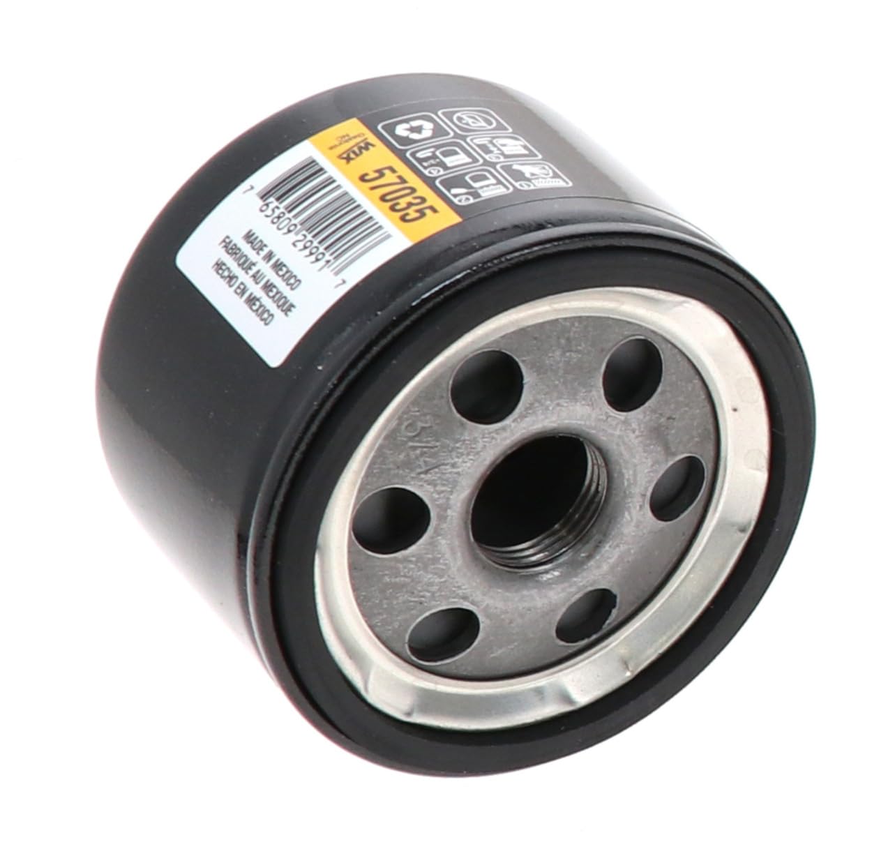 WIX 57035 gasket and mounting plate detail ensuring secure seal and leak prevention