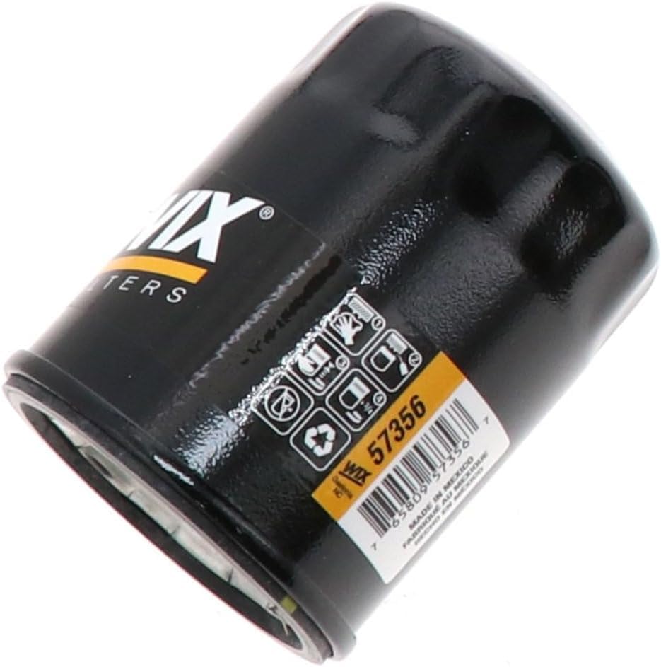 Wix 57356 beside a ruler showing scale for fitment confirmation and part selection