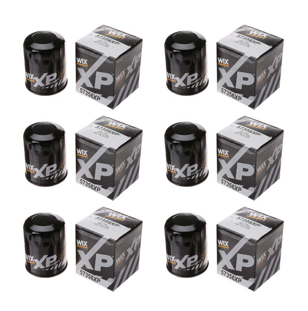 Wix 57356XP front view showing six-pack and easy storage benefit