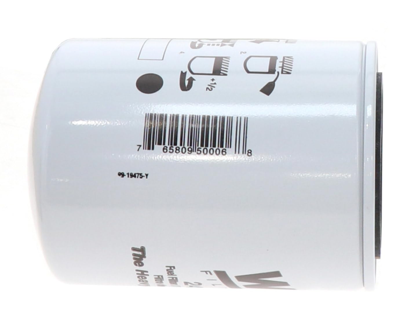 Wix fuel filter close-up of filtration media highlighting particle protection