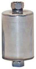 WIX fuel filter front view showing label and inlet ports for easy identification and fitment
