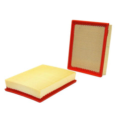 WIX Racing Filters air filter panel front view showing shape and gasket benefit