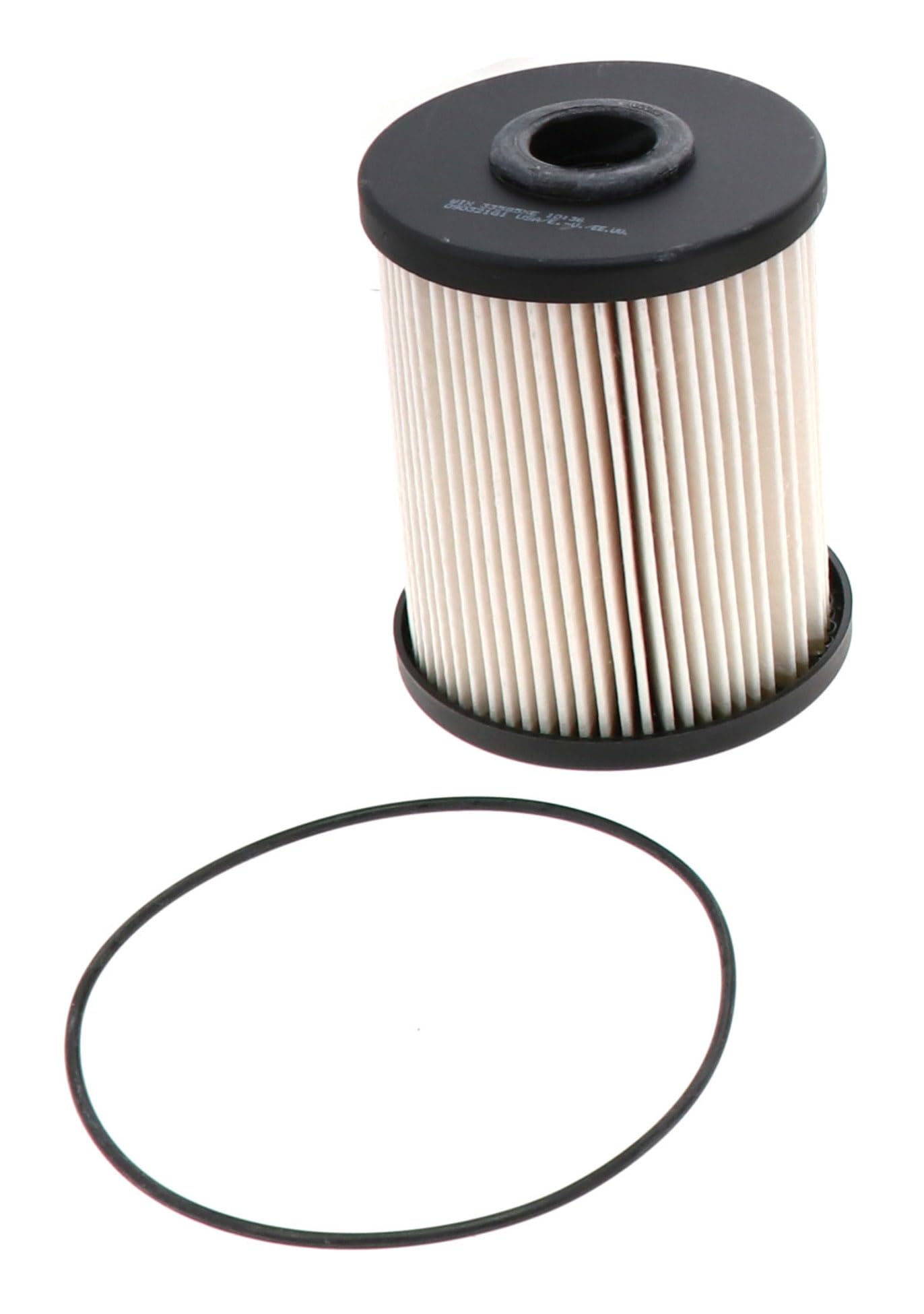 WIX Racing Filters fuel filter front view showing compact design and clear fitment benefit