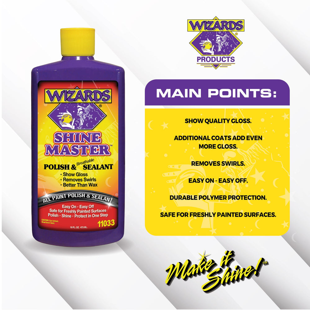 Car hood before and after using Wizards showing reduced swirls and improved clarity