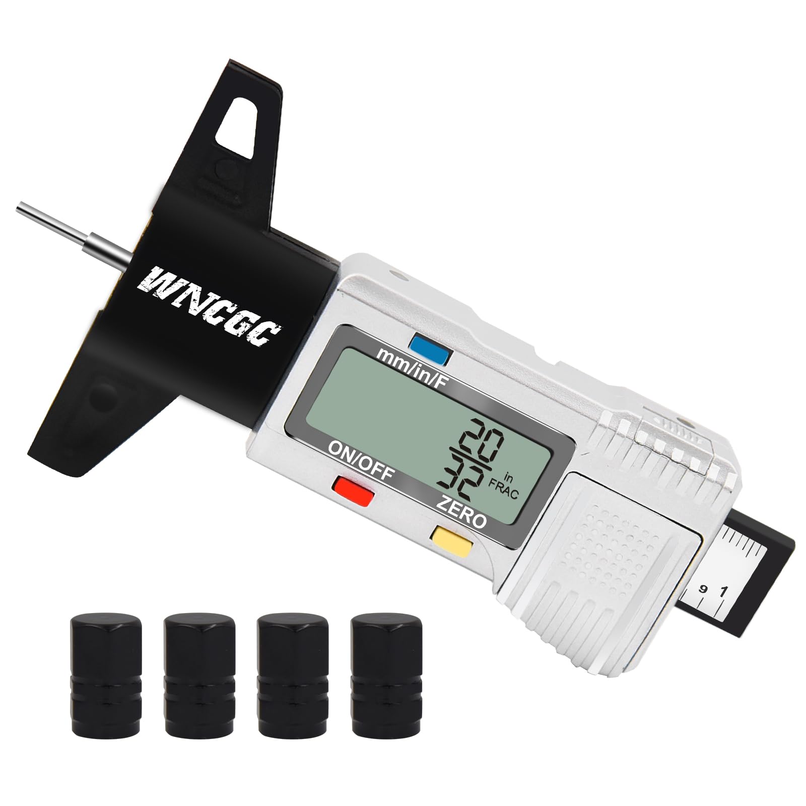 WNCGC front view of digital gauge showing clear display for fast readings