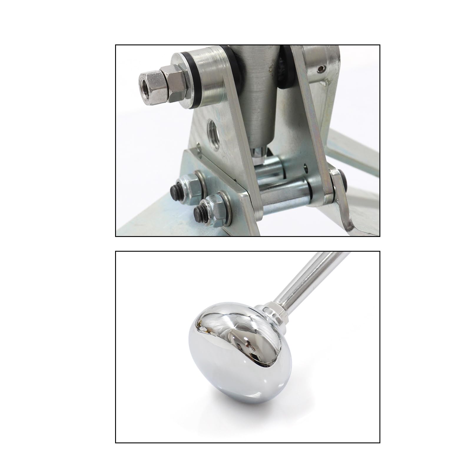 WnSEu shifter next to ruler showing 12-inch height for accurate sizing