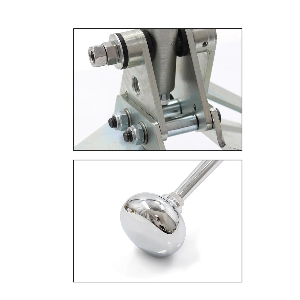 WnSEu shifter next to ruler showing 12-inch height for accurate sizing