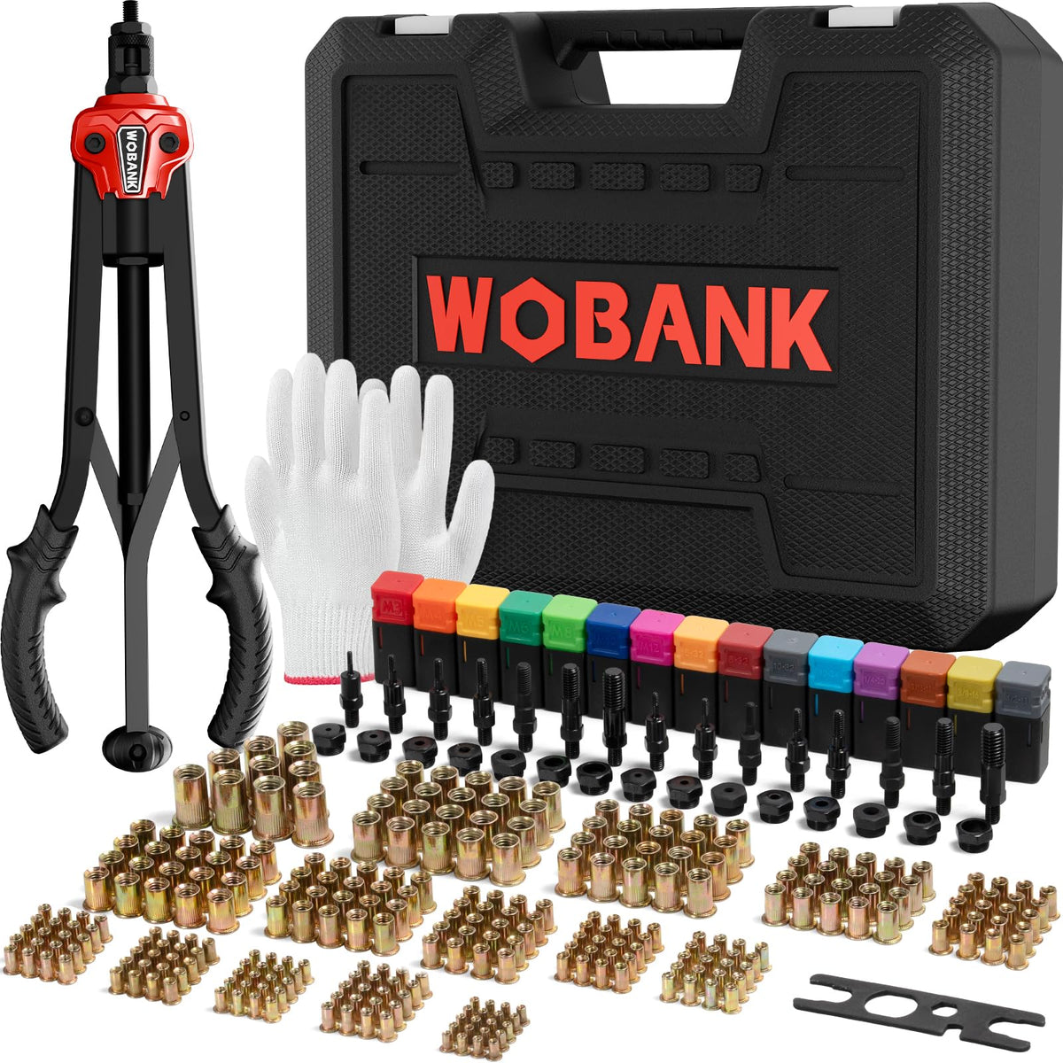 WOBANK closed case showing kit portability and organized storage benefit
