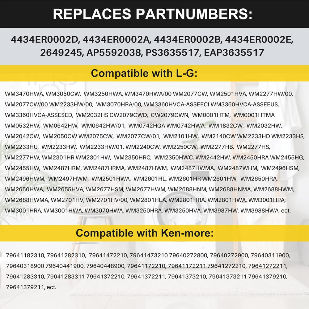 WOFUNPART label and stamped part number for easy identification