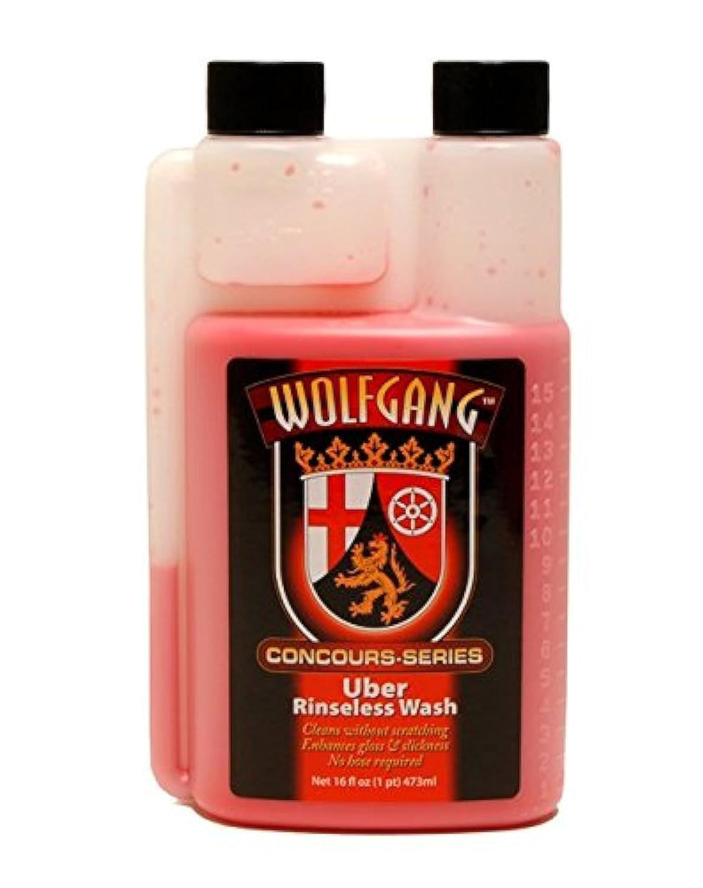 WOLFGANG CONCOURS front bottle showing label and concentrated formula benefits