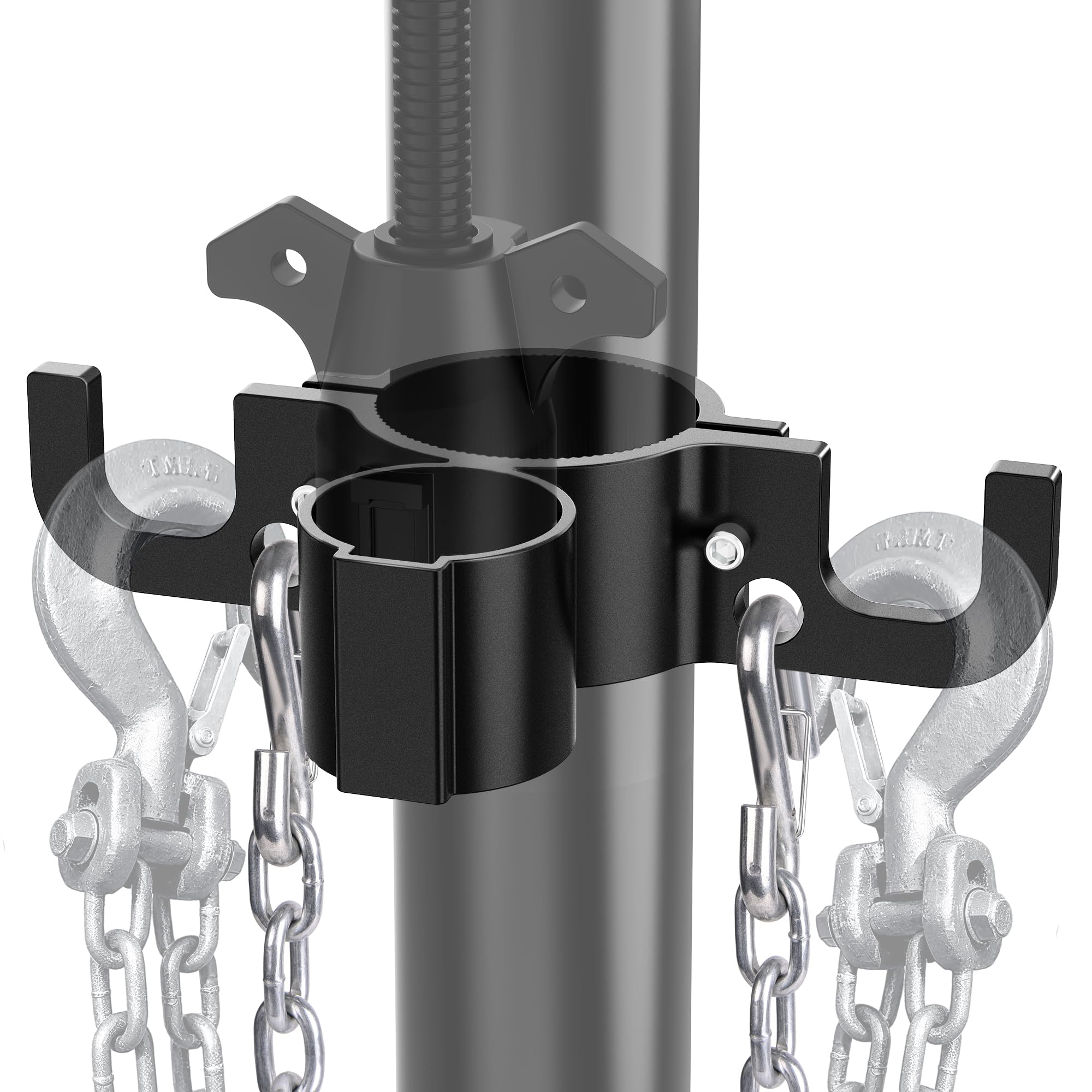 WOLFWILL front view mounted on trailer jack showing secure organized storage