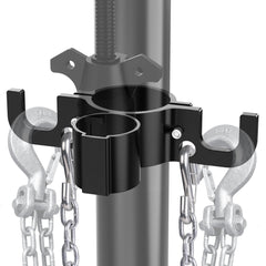 WOLFWILL front view mounted on trailer jack showing secure organized storage