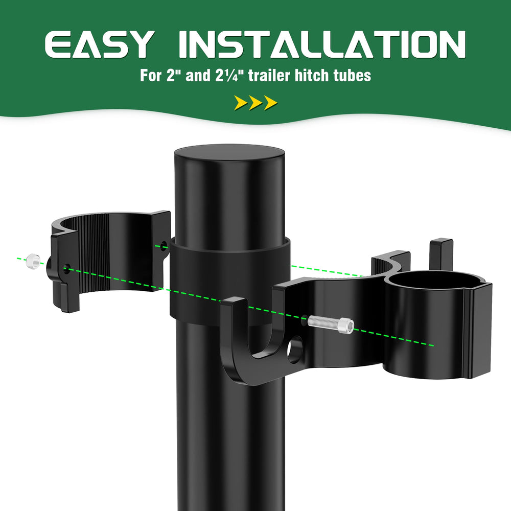 WOLFWILL mounting hardware and rubber pads included for scratch-free installation