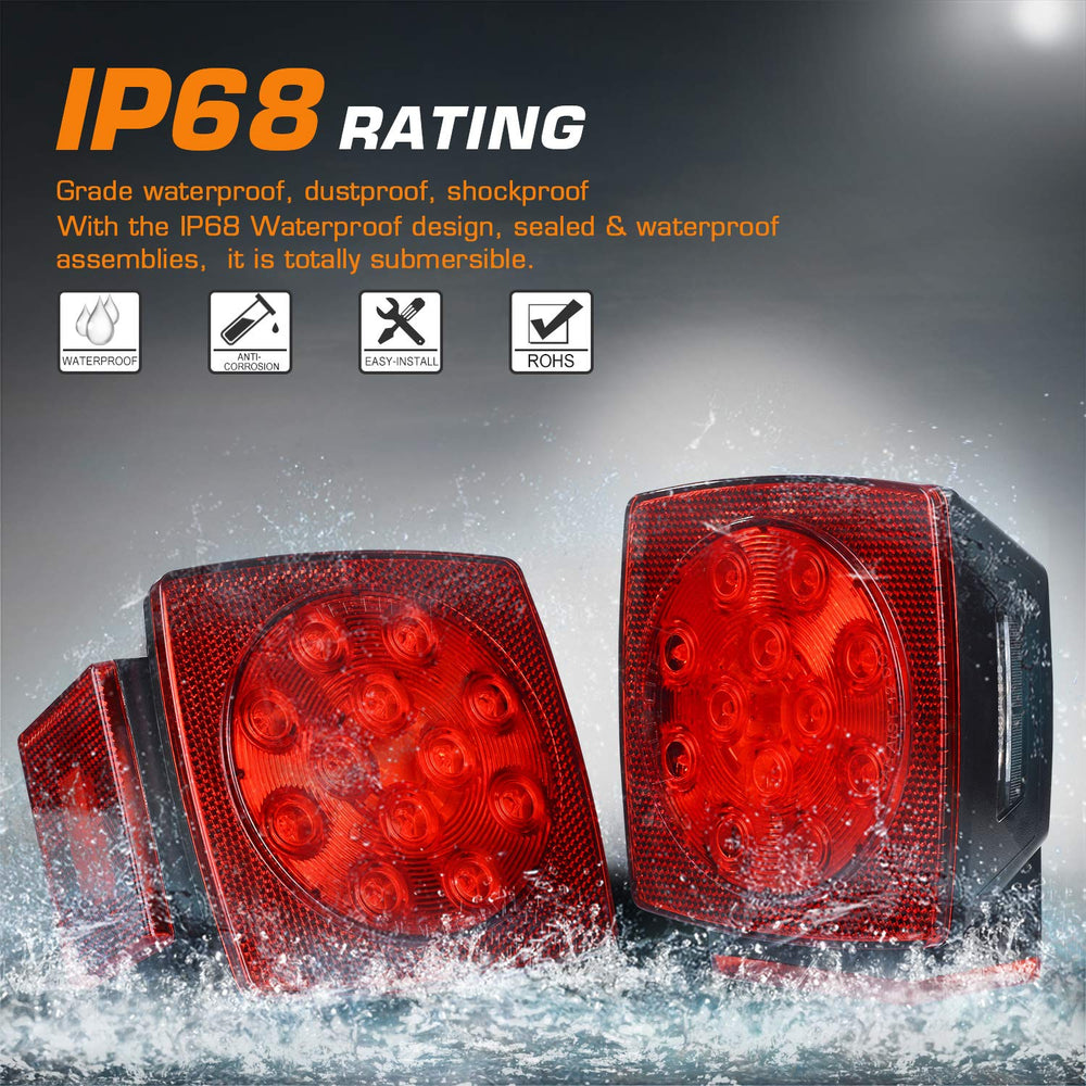 WoneNice reflective stickers displayed to boost passive trailer visibility