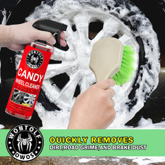 Wontolf citrus car wash soap bottle with suds for glossy paint restoration