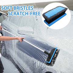 Wontolf extended 62-inch handle reaching SUV roof for safe cleaning