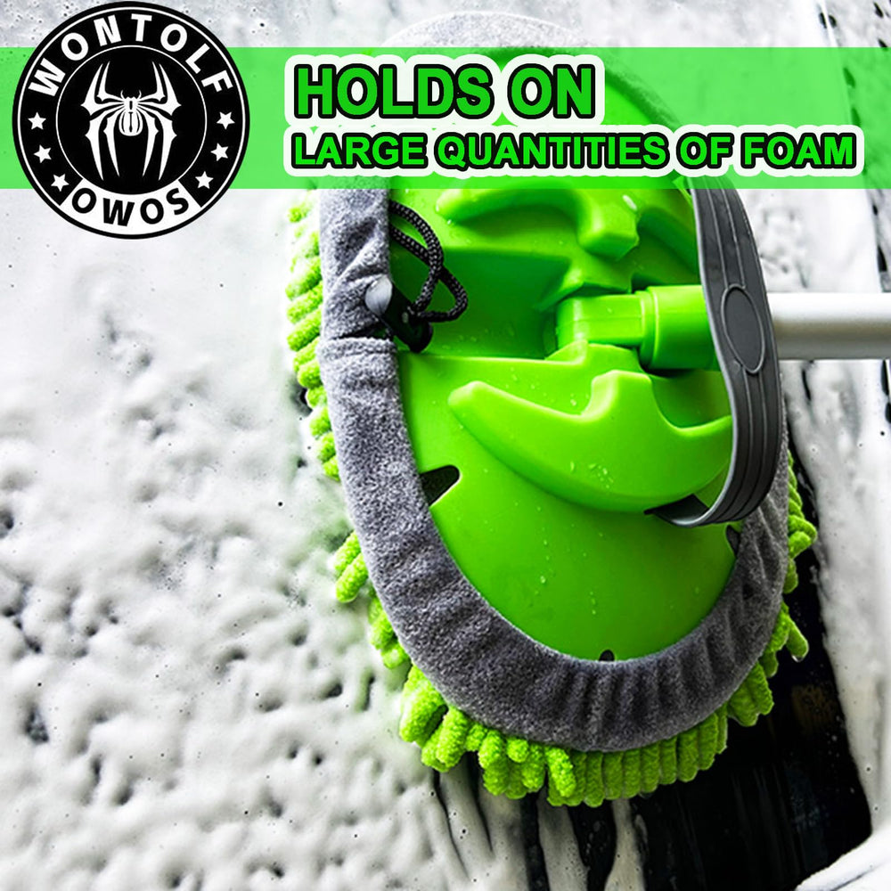 Wontolf handle grip detail with foam for comfortable non-slip holding