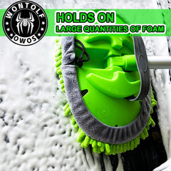 Wontolf handle grip detail with foam for comfortable non-slip holding
