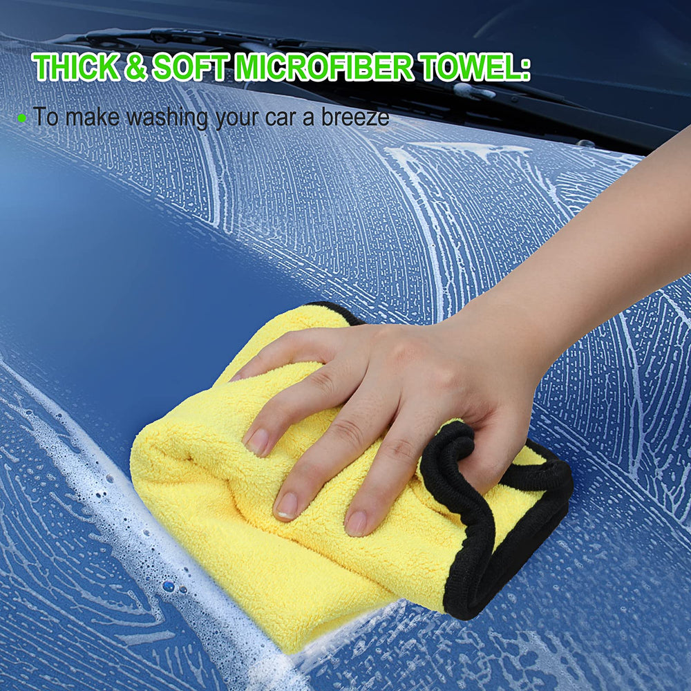 Wontolf kit being used to wash an RV roof and windows for safer high-area cleaning